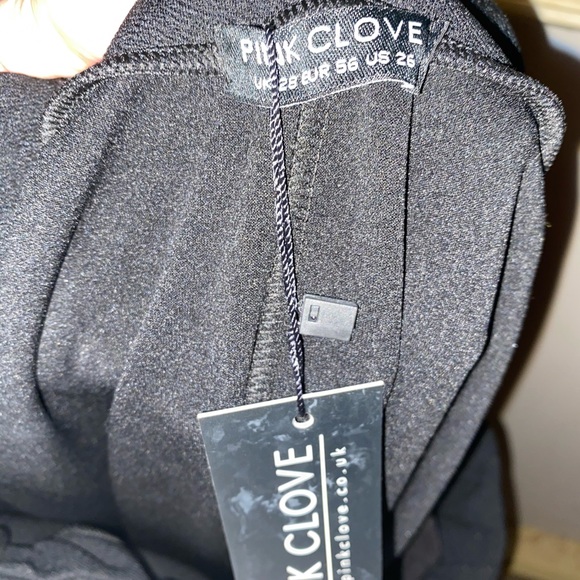 Plus Size Black off the shoulder dress - Picture 2 of 2